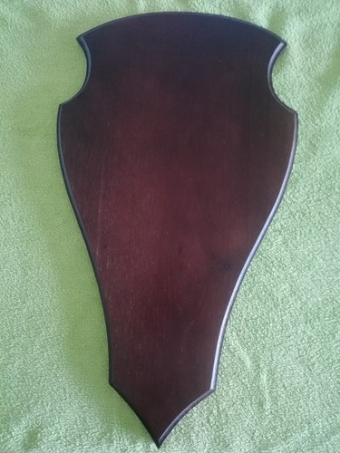 Trophäenschild für hirsch - trophäenschild,