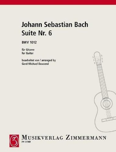 Suite gitarre bwv 1012 - nr.6,,