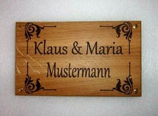 Türschild / Namensschild aus