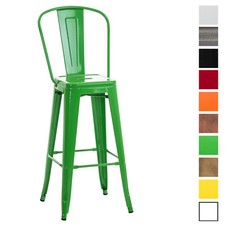 Barhocker AIDEN Metallhocker Metall Thekenstuhl Tresenhocker Barstuhl Vintage