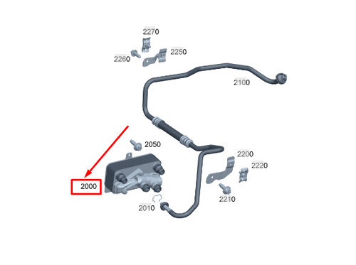 Motorölkühler a9075001500 - motorÖlkÜhler,