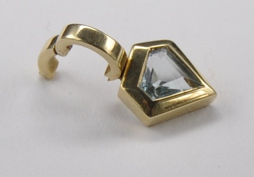 Anhänger aquamarin 585 gold - anhänger,