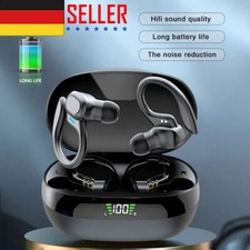 TWS Handy Bluetooth Kopfhörer 5.2 Stereo Sport Kabellos Headset mit Mikrofon Neu
