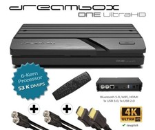 Dreambox One Ultra HD 2x DVB-S2X Multistream Tuner 4K 2160p E2 Linux Dual Wifi