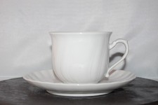Kaffeetasse 2tlg. Regina weiss uni weiß Seltmann Weiden