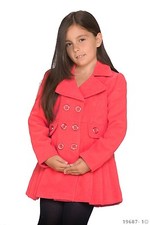 Mantel Jacke Mädchen coral