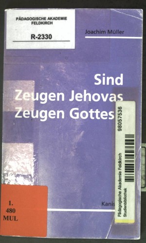 Sind zeugen jehovas - sind,