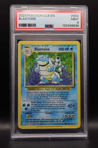 Pokémon psa turtok - 9, (clb