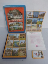 altes Spiel Kinderspiel Gesellschaftsspiel DDR Städtebilder-Lotto Spika