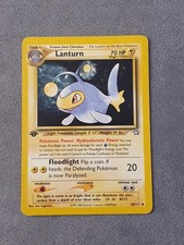 Pokémon Karte • Lanturn • Neo Genesis • 1 Edition • Vintage