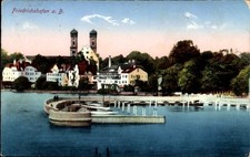 Ak Friedrichshafen am Bodensee, Bootshafen - 4883148