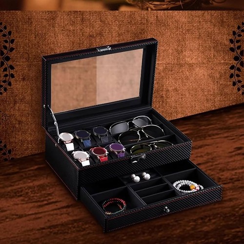 Uhrenbox uhrenkoffer leder - uhrenbox,
