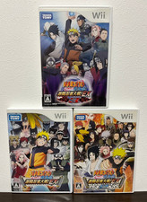 Naruto Shippuden Gekitou Ninja Taisen EX 1 2 3 Nintendo Wii Japanisch Ver Getestet