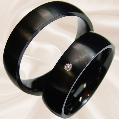 Schwarze eheringe - schwarze,
