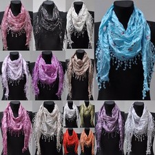 Glanz Seide Dreiecktuch