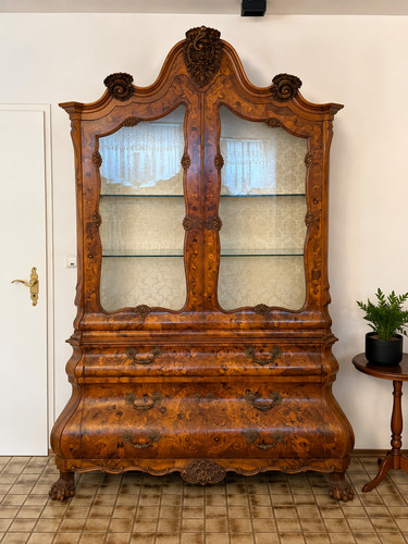 Barock vitrine intarsien - barock,
