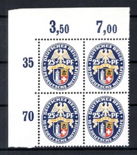 DR-Weimar WAPPEN MECKLENBURG STRELITZ 433 ECKRAND-VB  ** MNH POSTFRISCH (CA9586