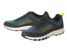 CRIVIT Herren Trekkingschuhe, wasserabweisend (petrol/schwarz, 43) - B-Ware