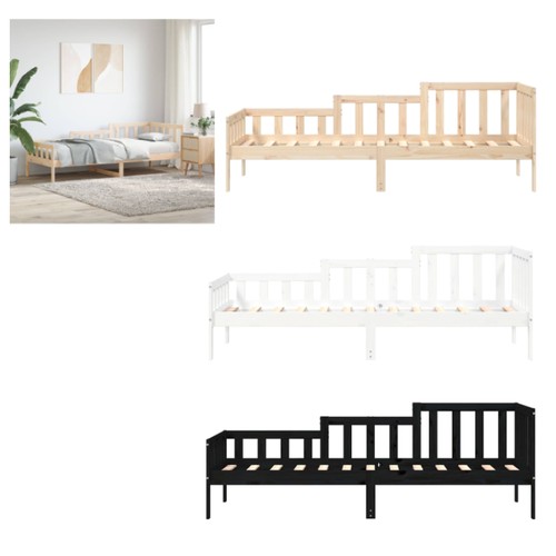 Tagesbett massivholz kiefer - massivholz,
