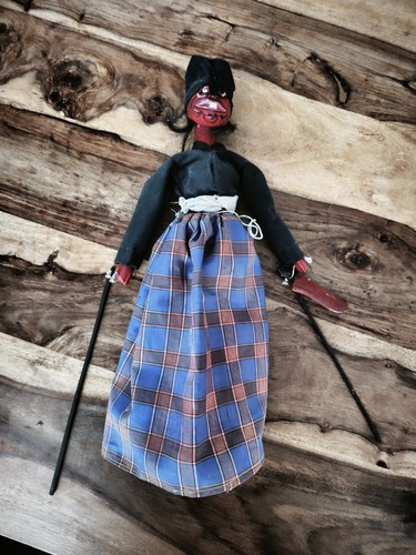 Vintage chinesische stabpuppe - vintage,
