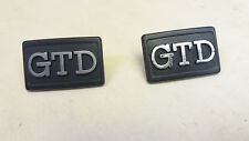 ORIGINAL KOTFLÜGELEMBLEME EMBLEME VW GOLF 2 GTD TD TURBODIESEL DIESEL JETTA US