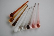 Murano Glas Tropfen, 160 mm, Behang für Wasserfall Kronleuchter Lüster