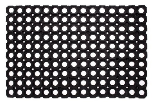 Ringgummimatte schwarz 40 x - ringgummimatte,