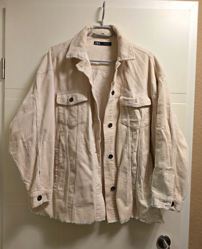 Zara cordjacke beige damen - cordjacke,
