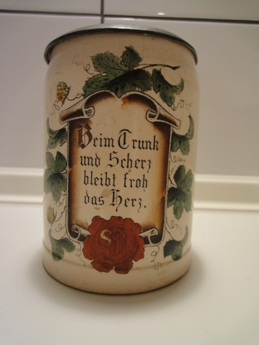 Mettlach bier krug - mettlach,