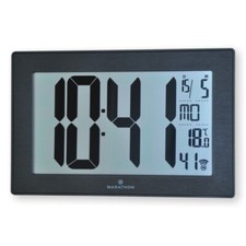 Digitale wanduhr mit - digitale,