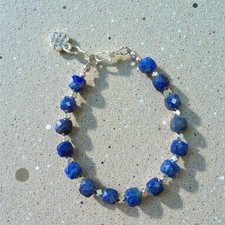 Handmade armband lapislazuli - handmade,
