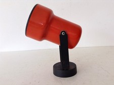 Spot Wandlampe Rot-Orange Metall, 70er, Strahler mid century, defekt für Bastler