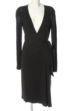 MINX BY EVA LUTZ Langarmkleid Damen Kleid Gr. DE 34 schwarz Casual-Look