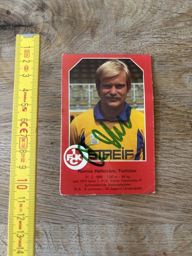 Ronnie hellström autogramm - ronnie,