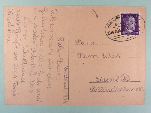 Reich postkarte aus - reich,
