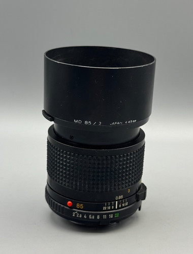 Minolta 85 teleobjektiv - minolta,
