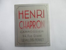 Typenschild citroen schild - citroen,