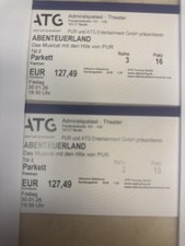 2x Musicalkarten Abenteuerland