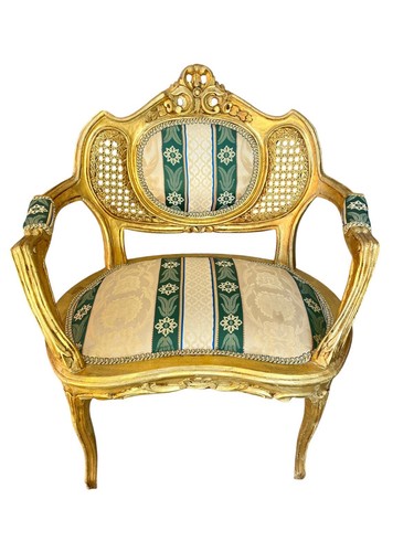 Goldener sessel louis - goldener, im