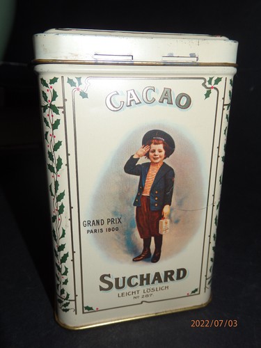 Blechdose caca suchard - blechdose, "caca
