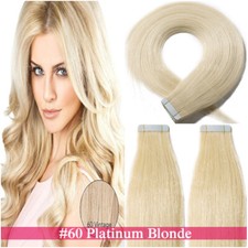 Russisch Tape In / On 100% Echthaar Remy Hair Extensions Haarverlängerung Tresse