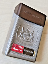 Philip Morris Alte Plastic Zigarettenschachtel leer 1970er, 20er Packung U.S.A.