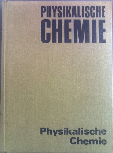 Physikalische chemie 1 - physikalische, bd.