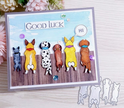 Lustige hunde metall - lustige,