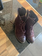 Stiefelette Größe 38 Violett Mit Reißverschluss 