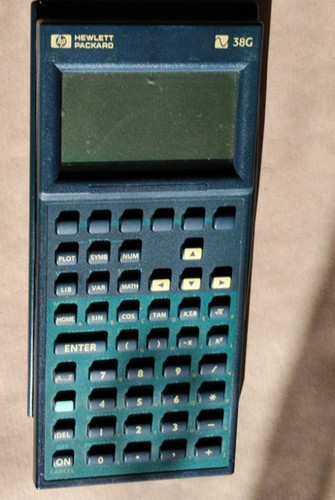 Hewlett packard 38g - hewlett-packard,