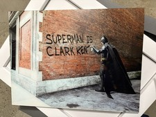 Lumas Bild Clark Kent Graffiti Daniel Picard DC Batman Superman Limited Edition
