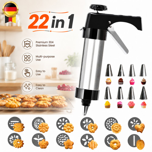 Gebäckpresse edelstahl - gebäckpresse,