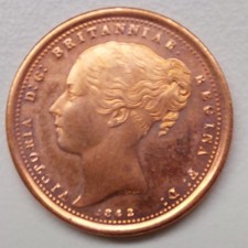 Gibraltar One Quart Coin 1842
