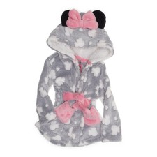 Disney At Primark, Bademantel, Größe: 80, Grau/Weiß/Pink/Schwarz, Polyester #6Ts